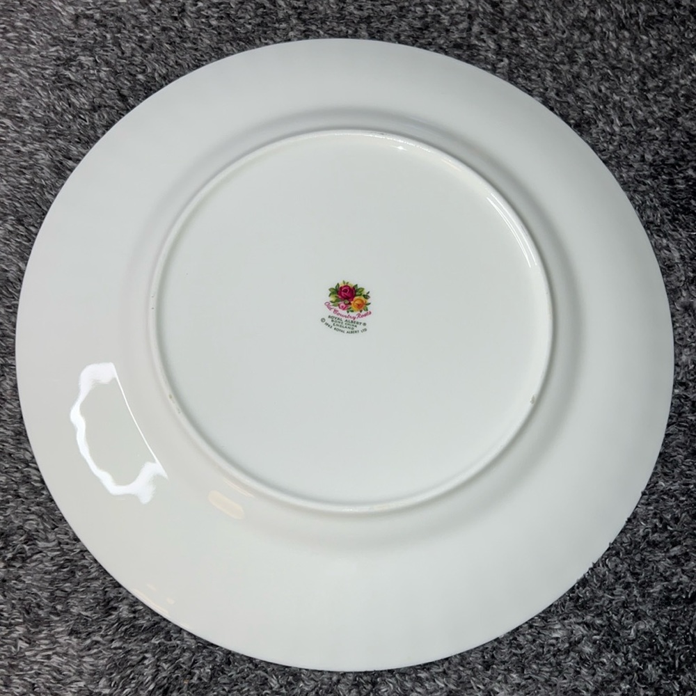 DINNER PLATE OLD COUNTRY ROSES 1962 ROYAL ALBERT BONE CHINA ENGLAND VINTAGE - Picture 5 of 9